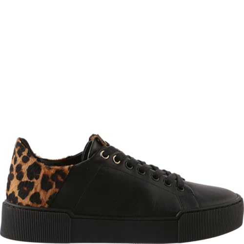Högl Damen Blade Sneaker, schwarz Camel, 41 EU X-Weit von HÖGL