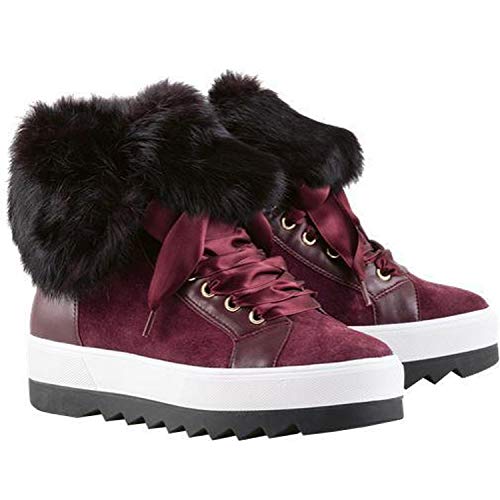 Högl Damen COSY Stiefeletten, Rot (Vino 4200), 40 EU von HÖGL