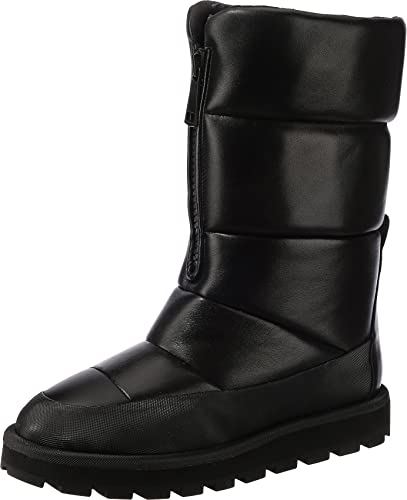 Högl Damen Cozy Kniehohe Stiefel, Schwarz, 36 EU Weit von HÖGL