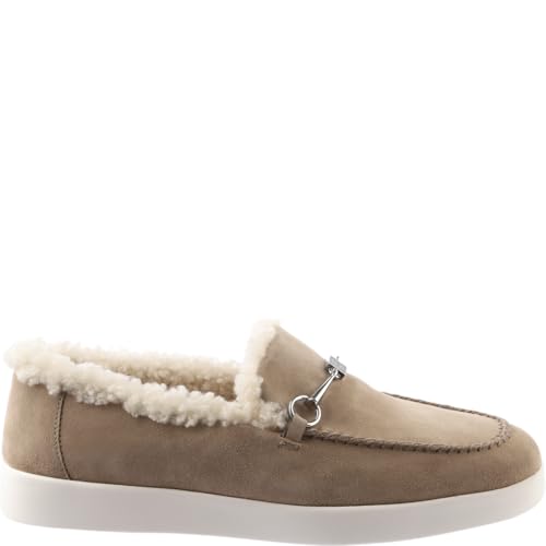 Högl Damen Dreamy Loafer, Taupe, 39 EU X-Weit von HÖGL