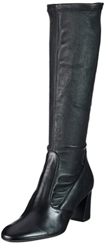 Högl Damen Kim Kniehohe Stiefel, Schwarz, 38 EU Weit von HÖGL