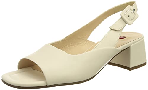 Högl Damen Luisa Sandale mit Absatz, Creme, 40 EU Weit von HÖGL