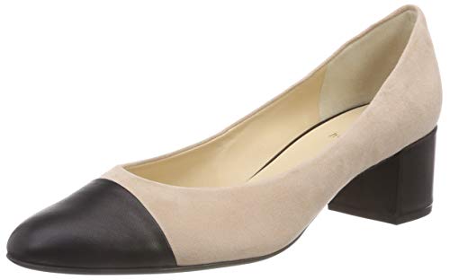 Högl Damen Monaco Pumps, mehrfarbig (nude/schwarz 1801), 42.5 EU von HÖGL