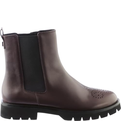 Högl Damen Robin Ankle Boot, chocplum, 42 EU X-Weit von HÖGL