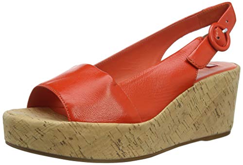Högl Damen SEASIDE Slingback Sandalen, Gelb (Sunrise 4200), 37.5 EU von HÖGL