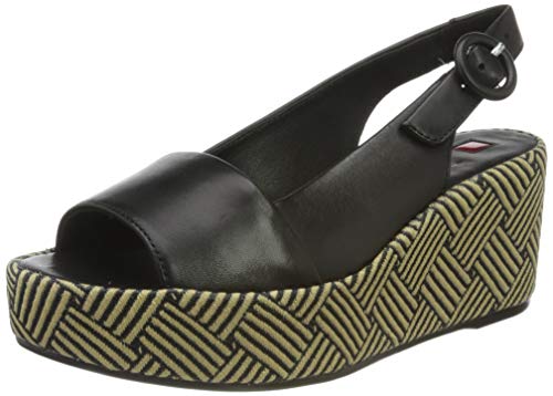 Högl Damen SEASIDE Slingback Sandalen, Schwarz (Schwarz 0100), 41.5 EU von HÖGL