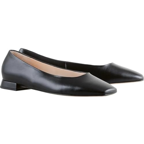 Högl Damen Squared 10 Ballerinas, Schwarz, 34.5 EU X-Weit von HÖGL