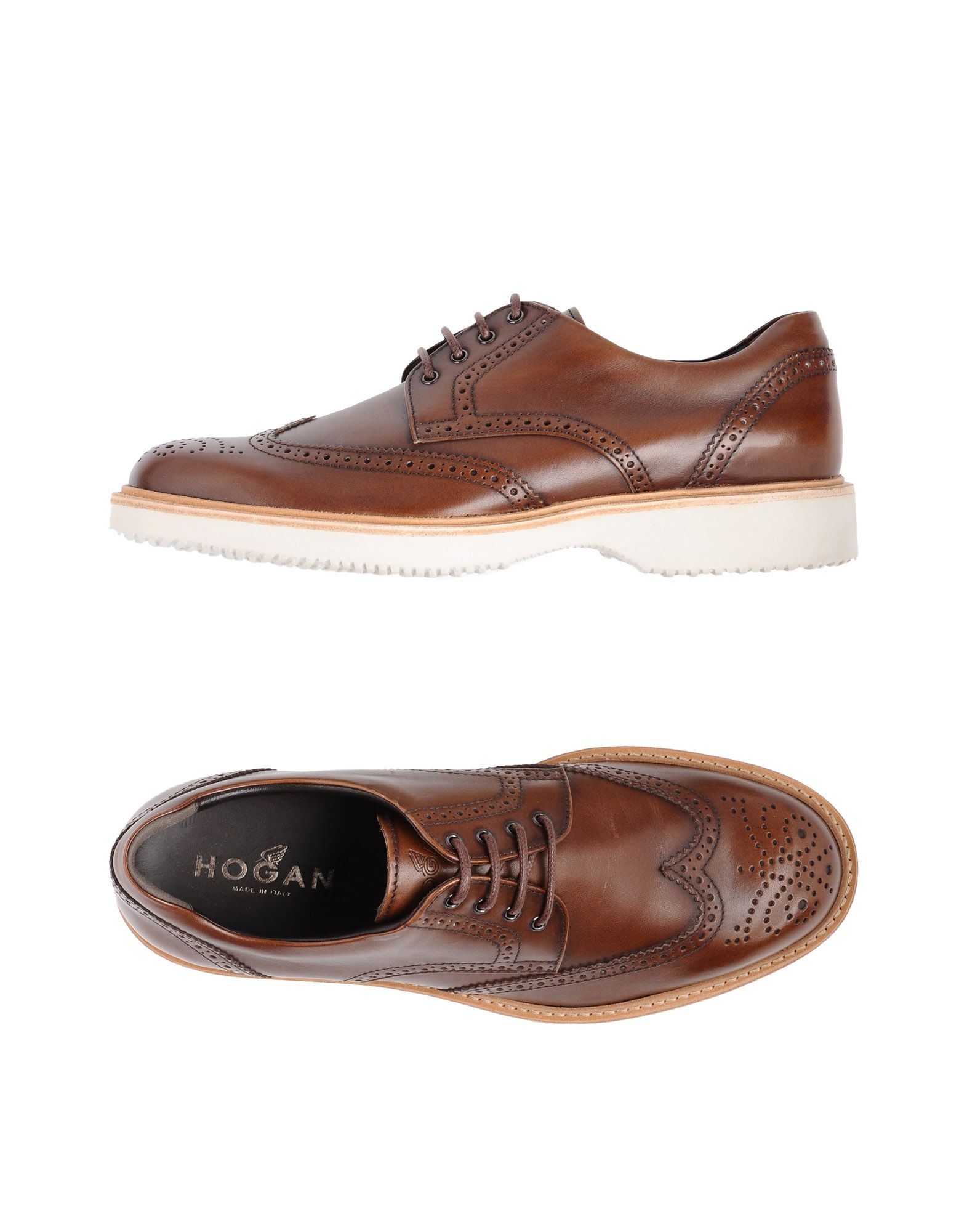 HOGAN Schnürschuh Herren Braun von HOGAN