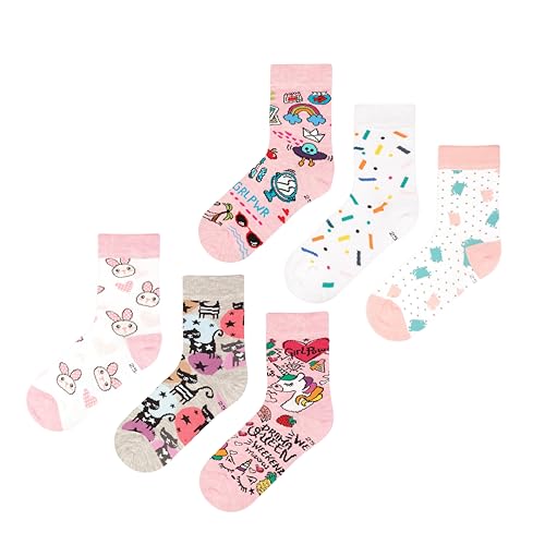 HOGSO 6 Paar Kinder Socken Jungen & Mädchen Baumwolle Kindersocken (DE/NL/SE/PL, Numerisch, 30, 34, Regular, H0310) von HOGSO