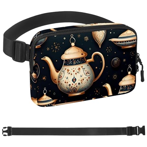 Arabischer Teekessel, Laufgürtel, Workout-Gürtel für Handy, Geld, Schlüssel, Reisepass, Bankkarte, verstellbar, für Damen und Herren, Reise-Hüfttasche, Tasche für Läufer, Mehrfarbig 06, Arabischer Teekessel, Laufgürtel, Workout-Gürtel für Handy, Geld, Schlüssel, Reisepass, Bankkarte, verstellbar, für Damen und Herren, Reise-Hüfttasche, Tasche für Läufer, Mehrfarbig 06, von HOHODIY