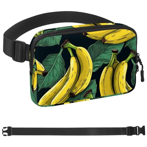 Bananen-Laufgürtel, Workout-Gürtel für Handy, Geld, Schlüssel, Reisepass, Bankkarte, verstellbar, für Damen und Herren, Reise-Hüfttasche, Tasche für Läufer, Mehrfarbig 06, 1.5x9.0x5.9in/4x23x15cm Bananen-Laufgürtel, Workout-Gürtel für Handy, Geld, Schlüssel, Reisepass, Bankkarte, verstellbar, für Damen und Herren, Reise-Hüfttasche, Tasche für Läufer, Mehrfarbig 06, 1.5x9.0x5.9in/4x23x15cm von HOHODIY
