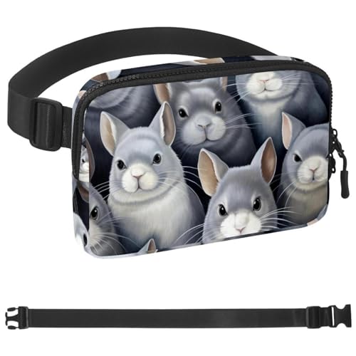 Chinchilla Laufgürtel für Damen und Herren, Handyhalterung zum Laufen, Bauchtasche für Damen und Herren, Halterung für Handy, Laufgürtel, verstellbare Größe, Mehrfarbig 02, 1.5x9.0x5.9in/4x23x15cm Chinchilla Laufgürtel für Damen und Herren, Handyhalterung zum Laufen, Bauchtasche für Damen und Herren, Halterung für Handy, Laufgürtel, verstellbare Größe, Mehrfarbig 02, 1.5x9.0x5.9in/4x23x15cm von HOHODIY