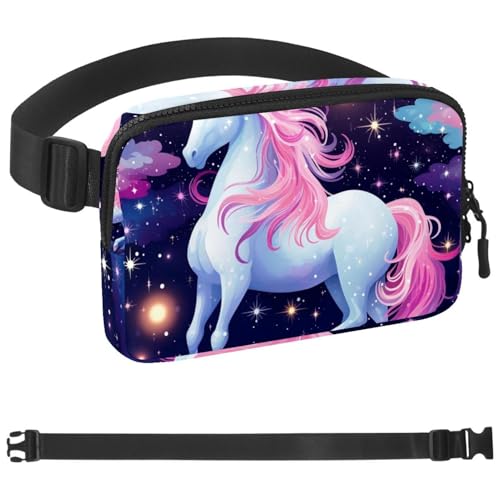 Gürteltasche für Damen und Herren, Motiv: Meeresschildkröte, zum Laufen, Gürteltasche mit verstellbarem Riemen für Sport, Mehrfarbig 17, 1.5x9.0x5.9in/4x23x15cm von HOHODIY