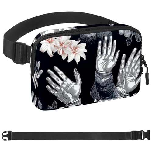 Gürteltasche mit Kaninchenmotiv, zum Laufen, Bauchtasche für Damen und Herren, Crossbody-Gürteltasche, Bauchtasche mit verstellbarem Riemen für Sport, Mehrfarbig 05, 1.5x9.0x5.9in/4x23x15cm Gürteltasche mit Kaninchenmotiv, zum Laufen, Bauchtasche für Damen und Herren, Crossbody-Gürteltasche, Bauchtasche mit verstellbarem Riemen für Sport, Mehrfarbig 05, 1.5x9.0x5.9in/4x23x15cm von HOHODIY