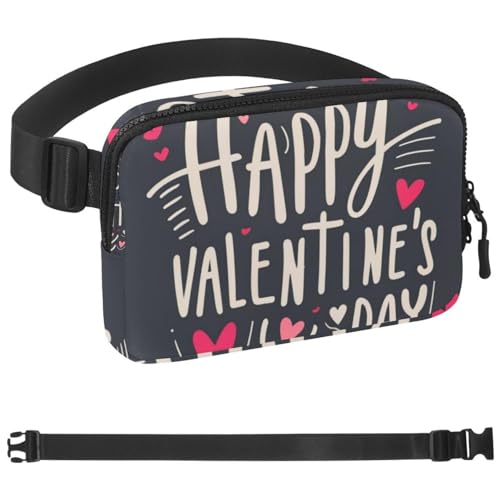 Gürteltasche zum Valentinstag, Herzschlag, für Herren und Damen, Wandern, Gürteltasche, Laufgürtel, Jogging, Tasche, Gürtel mit verstellbarem Riemen für Laufen, Wandern, Reisen, Mehrfarbig 05, Gürteltasche zum Valentinstag, Herzschlag, für Herren und Damen, Wandern, Gürteltasche, Laufgürtel, Jogging, Tasche, Gürtel mit verstellbarem Riemen für Laufen, Wandern, Reisen, Mehrfarbig 05, von HOHODIY