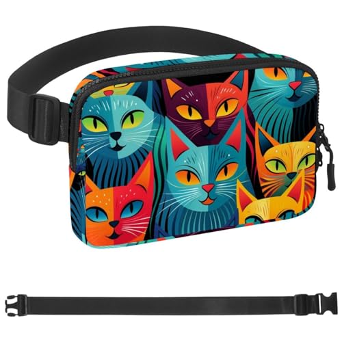 Laufgürtel mit Katzentasche, für Damen und Herren, Handyhalterung zum Laufen, Bauchtasche für Damen und Herren, Halterung für Handy, Laufgürtel, verstellbare Größe, Mehrfarbig 12, Laufgürtel mit Katzentasche, für Damen und Herren, Handyhalterung zum Laufen, Bauchtasche für Damen und Herren, Halterung für Handy, Laufgürtel, verstellbare Größe, Mehrfarbig 12, von HOHODIY