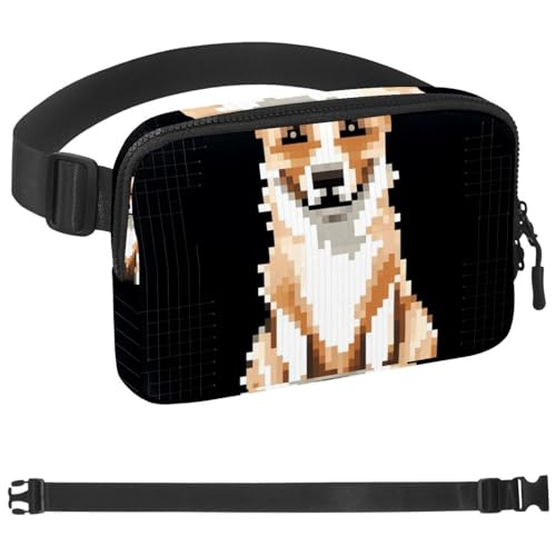 Niedliche Hunde-Gürteltasche für Männer und Frauen, Wandern, Gürteltasche, Laufgürtel, Jogging, Tasche, Gürtel mit verstellbarem Gurt für Laufen, Spazierengehen, Reisen, Mehrfarbig 20, Niedliche Hunde-Gürteltasche für Männer und Frauen, Wandern, Gürteltasche, Laufgürtel, Jogging, Tasche, Gürtel mit verstellbarem Gurt für Laufen, Spazierengehen, Reisen, Mehrfarbig 20, von HOHODIY