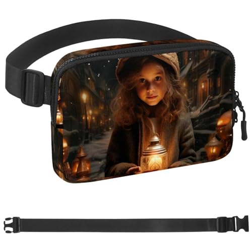 Weihnachts-Elch-Laufgürtel, Workout-Gürtel für Handy, Geld, Schlüssel, Reisepass, Bankkarte, verstellbar, für Damen und Herren, Reise-Hüfttasche, Tasche für Läufer, Multicolor 08, von HOHODIY