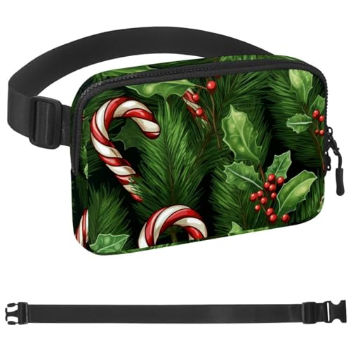 Weihnachts-Gürtel für Damen und Herren, Handyhalterung zum Laufen, Bauchtasche für Damen und Herren, Halterung für Handy, Laufgürtel, verstellbare Größe, Mehrfarbig 20, 1.5x9.0x5.9in/4x23x15cm von HOHODIY