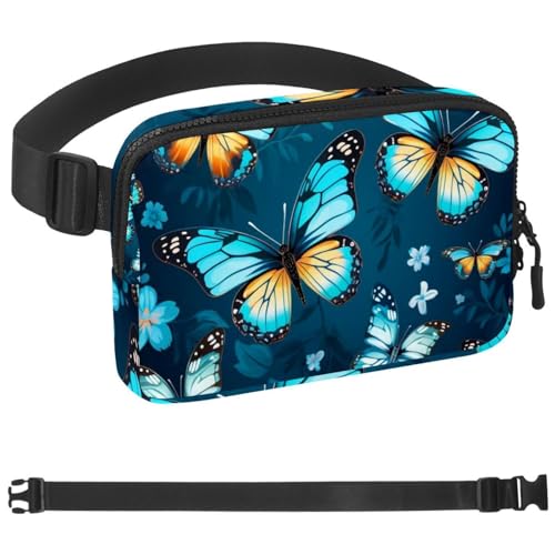 Weihnachts-Umhängetasche für Damen und Herren, große Hüfttasche und Hüfttasche mit verstellbarem Gurt für Outdoor, Workout, Reisen, Freizeit, Laufen, Wandern, Radfahren, Mehrfarbig 11, von HOHODIY