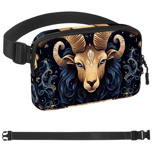 Widder-Laufgürtel, Workout-Gürtel für Handy, Geld, Schlüssel, Reisepass, Bankkarte, verstellbare Damen- und Herren-Reise-Hüfttasche, Tasche für Läufer, Multicolor 08, 1.5x9.0x5.9in/4x23x15cm Widder-Laufgürtel, Workout-Gürtel für Handy, Geld, Schlüssel, Reisepass, Bankkarte, verstellbare Damen- und Herren-Reise-Hüfttasche, Tasche für Läufer, Multicolor 08, 1.5x9.0x5.9in/4x23x15cm von HOHODIY