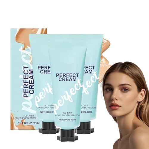 Verschleierung der Fundament Perfecting Creme Wasserdichtes, Langlebiges Körper Make up für Gleichmäßige Hautton, Bedeckt Narben und Unvollkommenheiten, Ideal für Reife Haut und Beinbedeckung (3PCS) von HOIDOKLY