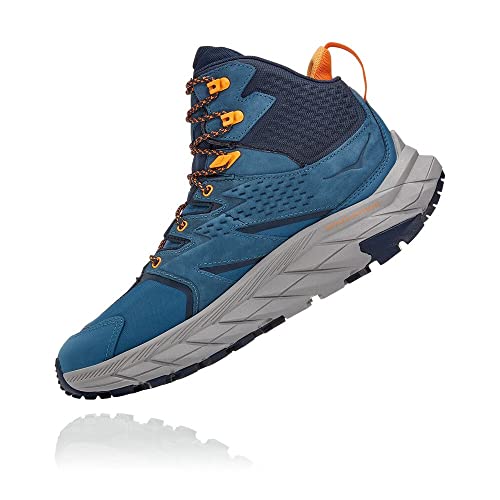 HOKA ONE ONE Anacapa Mid GTX Herren Wanderschuh, Real Teal Outer Space, 46 2/3 EU von HOKA ONE ONE