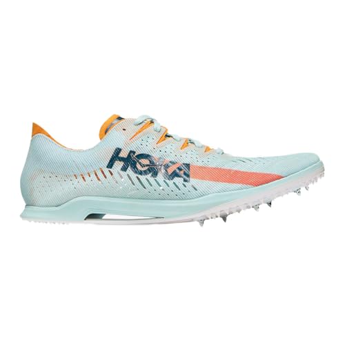 HOKA ONE ONE Cielo X MD, Unisex-Erwachsene Wanderschuhe, Blue Glass/Radiant Yellow, 44 2/3 EU von HOKA ONE ONE