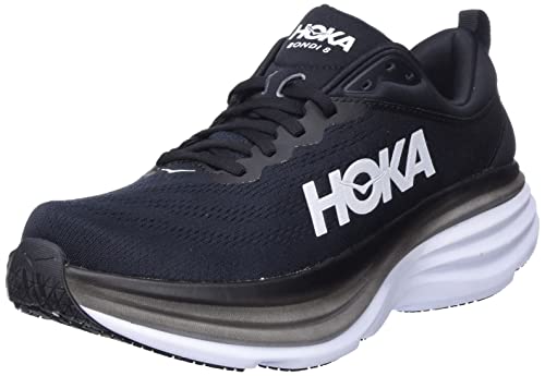 HOKA ONE ONE | Damen, Clifton 8 Running Sneakers (schwarz/weiß - 6.5) (B) US, Schwarz/Weiß, 37.5 EU von HOKA ONE ONE