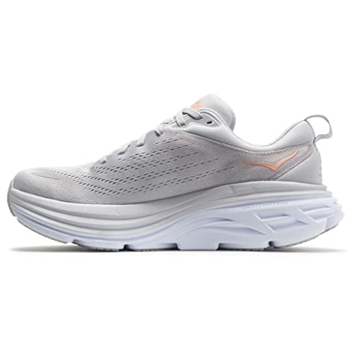 HOKA ONE ONE Damen Bondi 8 Running Shoes, Harbor Mist/LUNAR Rock, 40 2/3 EU von HOKA ONE ONE