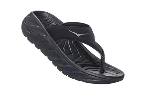 HOKA ONE ONE Damen Ora Recovery Flip Sandalen, Schwarz (Schwarz/Dark Gull Gray), 36 EU von HOKA ONE ONE