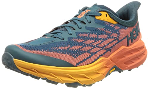 HOKA ONE ONE Damen Speedgoat 5 Running Shoes, Blue Coral/Camellia, 41 1/3 EU von HOKA ONE ONE