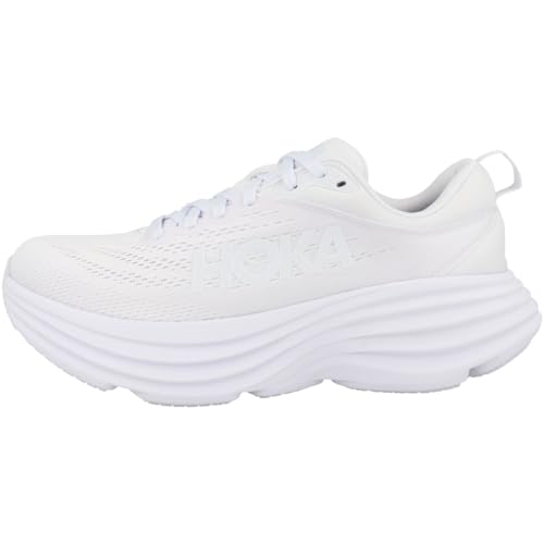 HOKA ONE ONE Damen W Bondi 8 Sneaker, White/White, 39 1/3 EU von HOKA ONE ONE