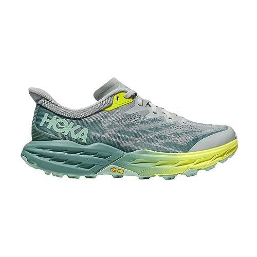 HOKA ONE ONE Damen W Speedgoat 5 Sneaker, Mercury/Trellis, 37 1/3 EU von HOKA ONE ONE