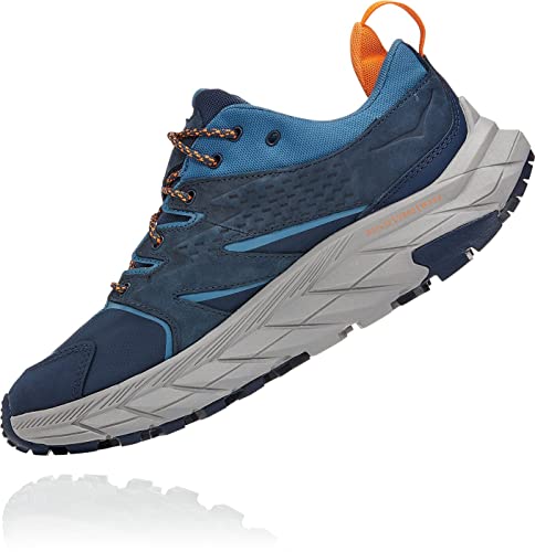 HOKA ONE ONE Herren Anacapa Low GTX Men's Wanderschuh, Osrt Outer Space Real Teal, 46 EU von HOKA ONE ONE