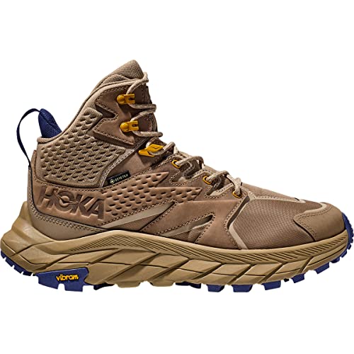 HOKA ONE ONE Herren M ANACAPA MID GTX Sneaker, Dune/Elmwood, 46 EU von HOKA ONE ONE