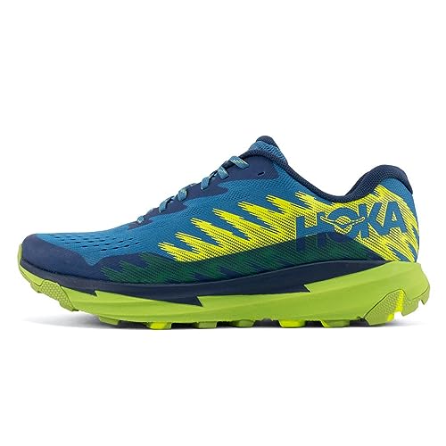 HOKA ONE ONE Herren M Torrent 3 Sneaker, BLUESTEEL/Dark Citron, 42 2/3 EU von HOKA ONE ONE