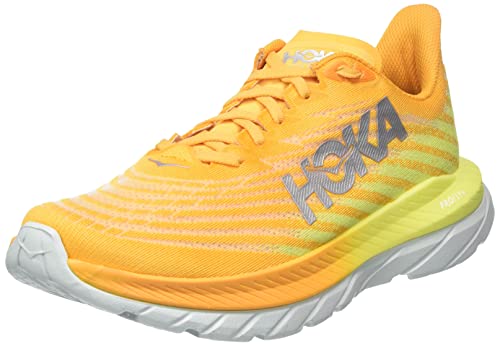 HOKA ONE ONE Herren Mach 5 Running Shoes, Radiant Yellow/Evening Primrose, 42 EU von HOKA ONE ONE