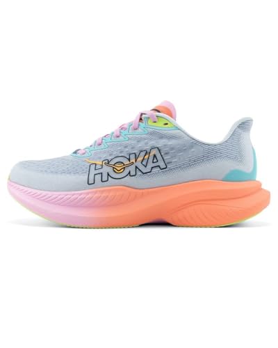 Hoka Mach 6 Laufschuhe Donna Blau Rosa von HOKA ONE ONE