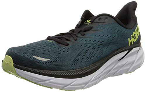 Hoka One Herren Clifton 8 Laufschuh, Blue Coral Butterfly, 43 1/3 EU von HOKA ONE ONE