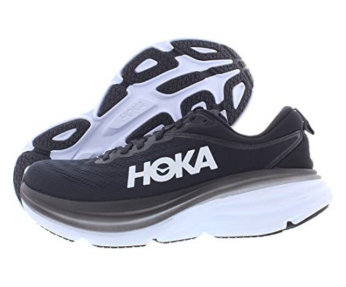 Hoka One Herren Low-Top Sneakers, 0, Schwarz/Weiß, 41 EU von HOKA ONE ONE