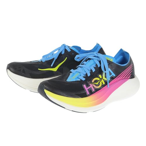 HOKA 1127927-BKML Laufschuhe Vereinsschuhe Rakete, Schwarz / Gelb, 26.5 cm von HOKA
