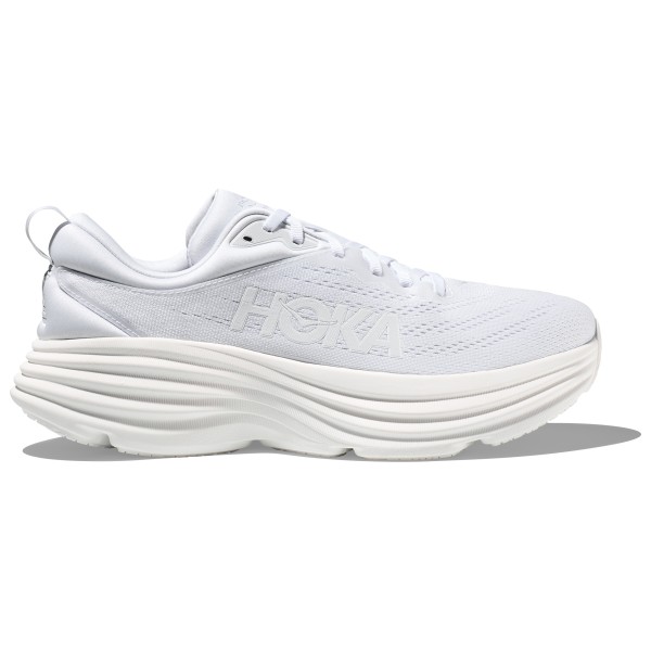 HOKA - Bondi 8 - Runningschuhe Gr 9,5 - Regular grau/weiß von HOKA