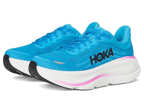HOKA Bondi 9 Damen-Sneaker, Skyward Blue/Neon Fuchsia, 37.5 EU HOKA Bondi 9 Damen-Sneaker, Skyward Blue/Neon Fuchsia, 37.5 EU von HOKA