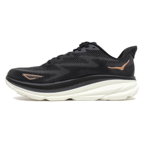 HOKA Damen w Clifton 9 Gymnastikschuh, Black Rose Gold, 40 2/3 EU von HOKA