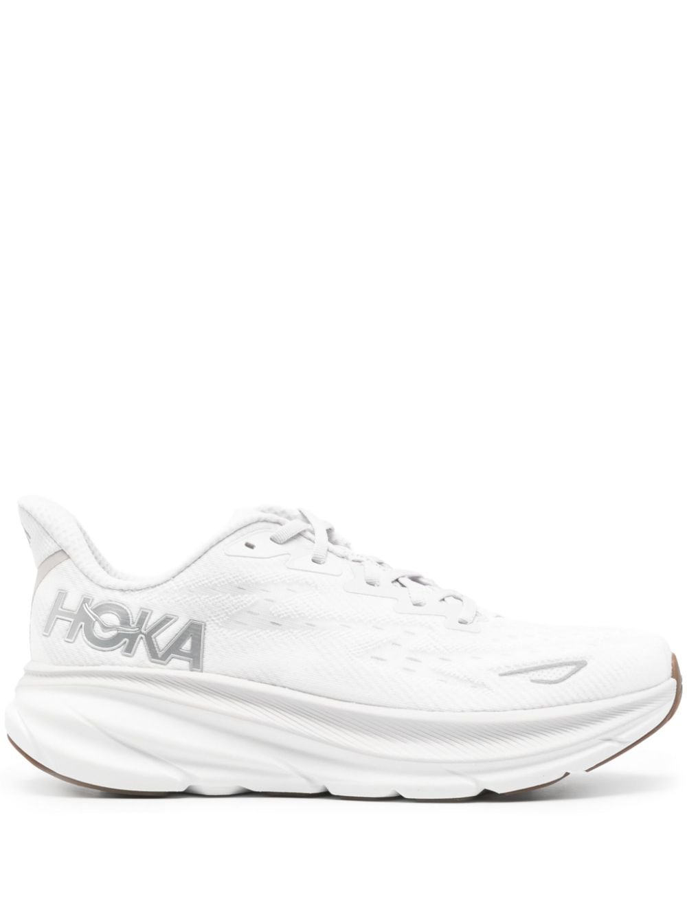 HOKA Chunky Clifton 9 Sneakers - Grau von HOKA