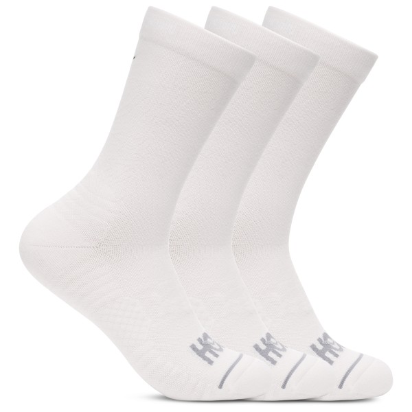 HOKA - Crew Run Sock 3-Pack - Laufsocken Gr XL weiß von HOKA