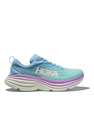 HOKA Damen W Bondi 8 Sneaker, Airy Blue Sunlit Ocean, 37 1/3 EU HOKA Damen W Bondi 8 Sneaker, Airy Blue Sunlit Ocean, 37 1/3 EU von HOKA