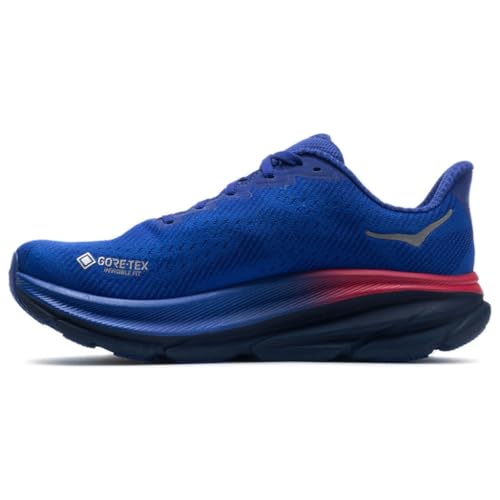 HOKA Damen w Clifton 9 GTX Gymnastikschuh, Dazzling Blue Evening, 42 EU von HOKA