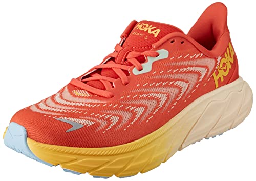 HOKA Herren Arahi 6 Running Shoes, Fiesta/Amber Yellow, 42 2/3 EU von HOKA